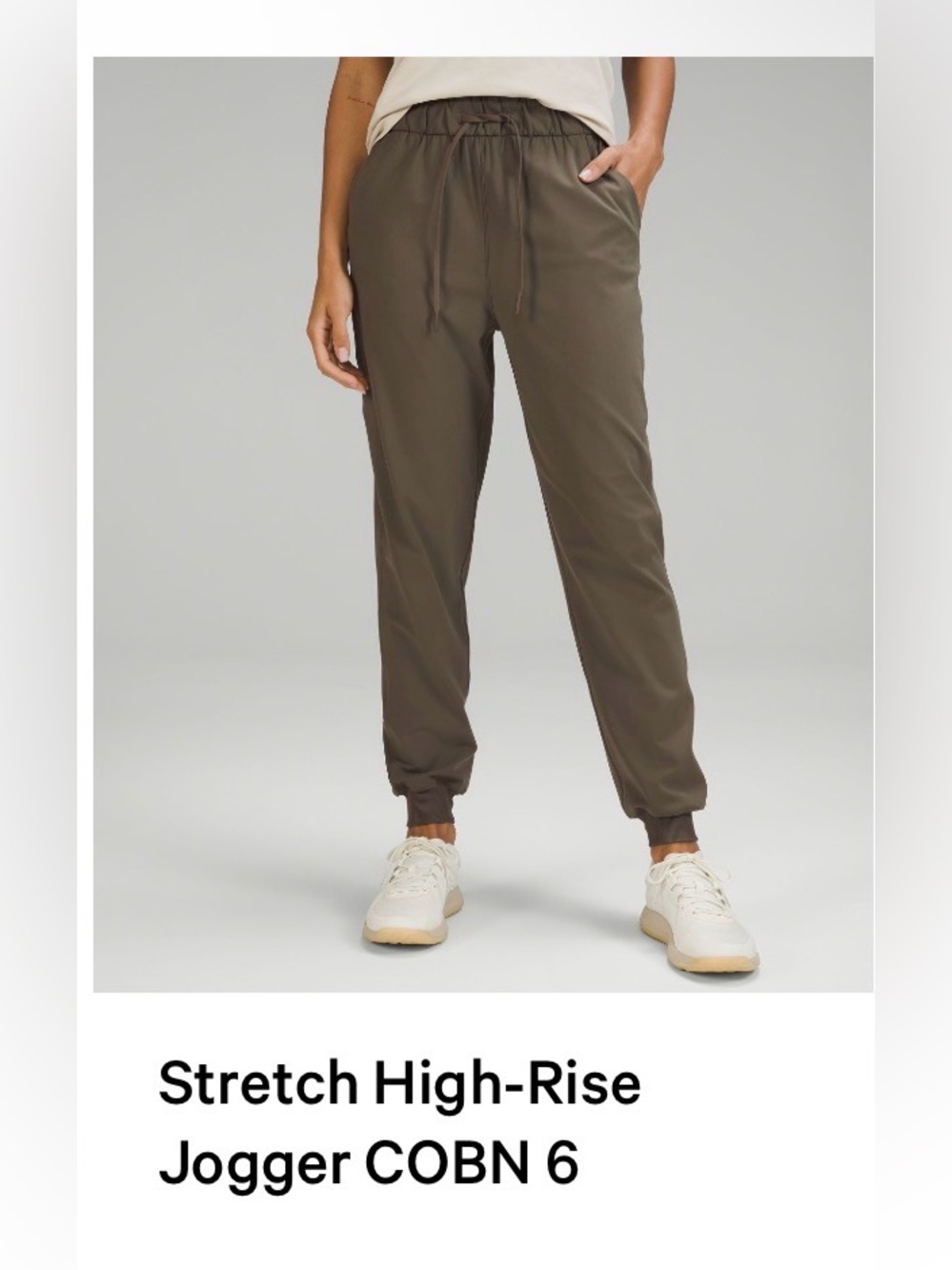 lululemon athletica Stretch High-Rise Jogger in Olive